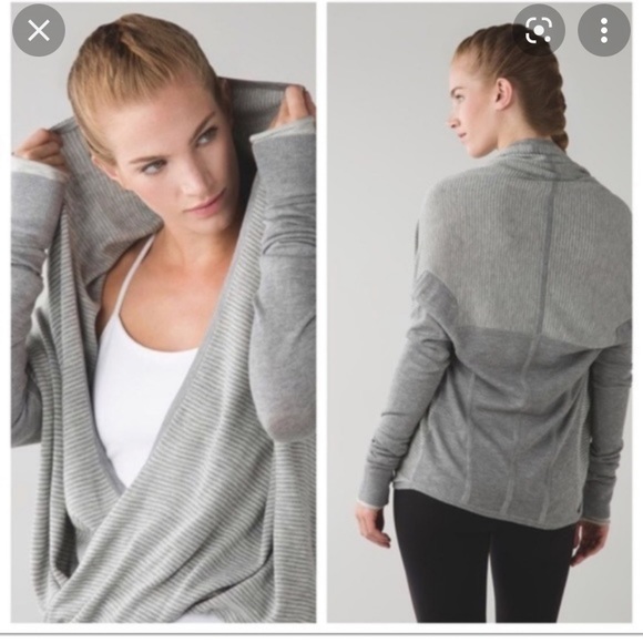 Lululemon Iconic Wrap Sweater Heathered 
